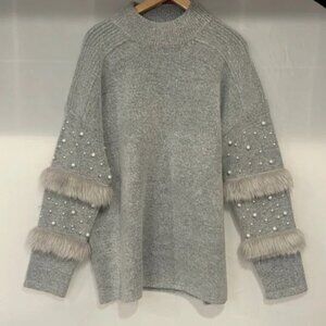 NWOT, Baciano Grey Sweater, Size XL